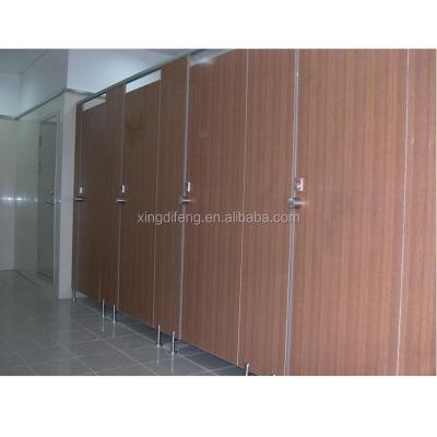 China Wetproof / Waterproof / Fireproof Ideal 12mm Easy Installation HPL Toilet Partition With Compartment Hardwares for sale