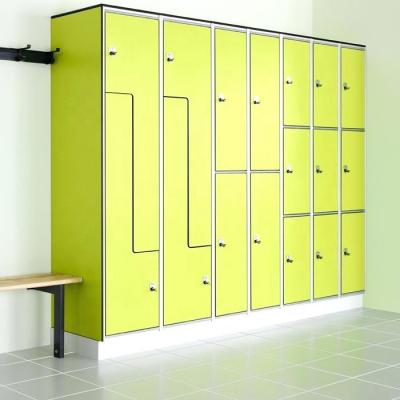 China Waterproof New Arrival HPL Sports Locker Compact Laminate Locker Student Locker for sale