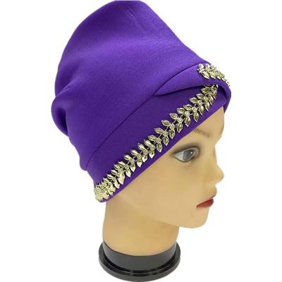 China Wedding Ladies Turbans Women Turban Fashion Winter Muslim Turban Hat for sale