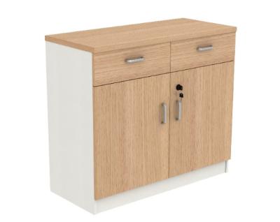 China cheap Modern appearance MFC panel wooden balcony storage cabinet for sale