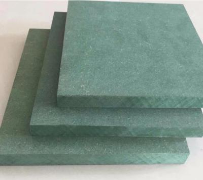 China Waterproof glue 18mm MDF board/Water resistant MDF board/Waterproof green MDF for sale