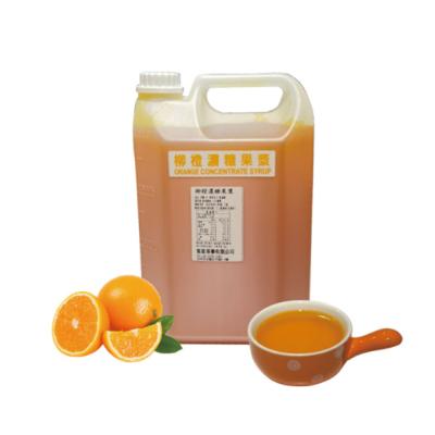 China Orange Beverage Cream Flavored Syrup With Long Safe Storage Period for sale