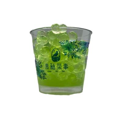 China Beverage Fruit Kiwi Popping Boba Balls Taiwan Bubble Tea Special Ingredients Supplier for sale