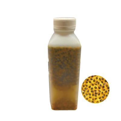 China Franchise Bubble Tea Cart 100% Natural Pure Passion Fruit Passion Fruit Frozen Concentrated Juice for sale