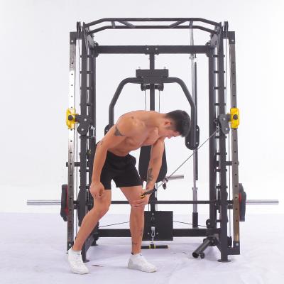 China Universal commercial combination squat rack set equipment fitness machinetrainer blacksmith speed fitness bird multifunctional bird dragon frame for sale