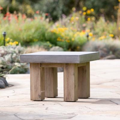 China Direct Factory Modern Concrete Table Furniture Set for Patio Concrete Table Decoration for sale