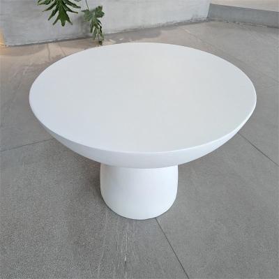 China Lightweight Outdoor Concrete Furniture Garden Indoor Home Decor Cement Table for sale