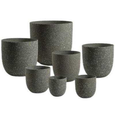 China Stylish Fiber Cement Garden Pots for Flower/Green Plant in Indoor Outdoor Garden for sale