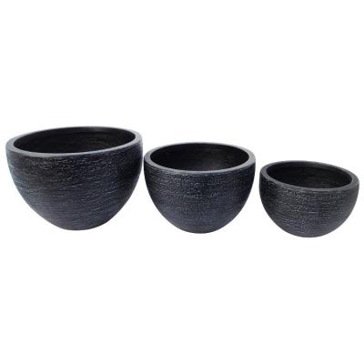 China Eco-Friendly Fiber Clay Planter For Flower / Green Plant Lightweight And Easy To Maintain for sale