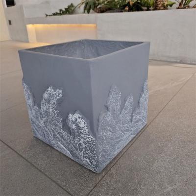 China Frost Resistant Fiberclay Planter Durable and Versatile for Your Garden for sale