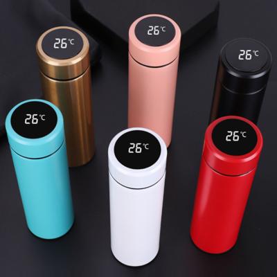 China Best Price 500ML Thermos Stainless Steel Smart Water Bottle for sale