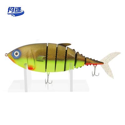 China Carved 3D Grain Fishing Lures Multi Jointed Fish Kits Slow Sinking Lifelike Swimbait Freshwater and Saltwater Crankbaits for Bass Trout Lures for sale