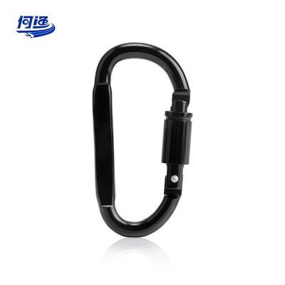 China Walk the Dog/Wammock/Keychain/ Hanging Kettle Mountaineering Lock Buckle D Shape Quick-Hang latch Heavy Duty Swivel Carabiner Keychain Clip For Bag for sale