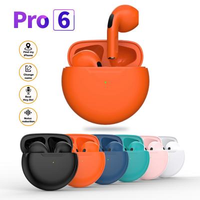 China Perfect Sound Pro 6 In Ear Earbuds Window Mini Air Popping Waterproof Wireless Earphone 4 Pro5 Pro5s Pro6 Tws Earbuds for sale