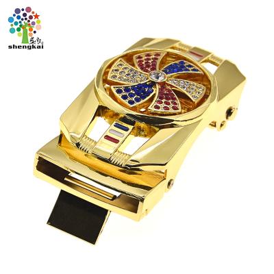 China Smooth Metal Women Die Casting Belt Buckle With Logo Mens Automatic Belt Buckle for sale