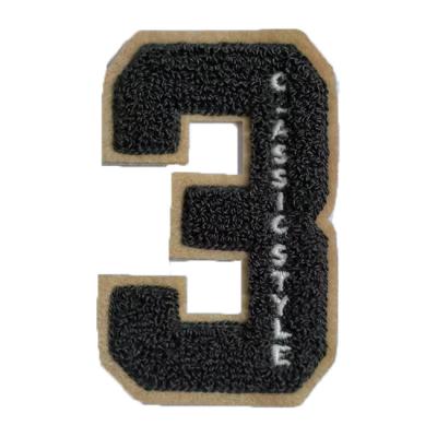 China Handmade Hot Sale High Quality Custom Iron On Letters Embroidery Patches 3d Embroidery Iron On Logo Patches for sale