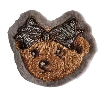 China 3D China Manufacturer Direct Wholesale Bulk Embroidered Patches Ready Made Embroidered Patches for sale