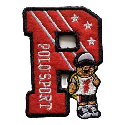 China wholesale cheap and high quality 3D embroidered patches letter embroidered patch for sale