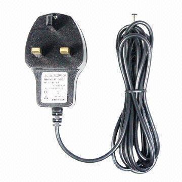 China 6V 800mA 0.8A AC/DC Power AC Adapter Power Supply, UK 3-pin Plug AC Home Power Adapters for sale