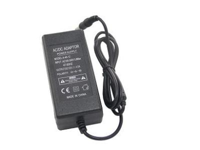 China Stable 48W Regulated Switching AC DC Power Adapter 12V DC 50Hz With EMI Filter for sale