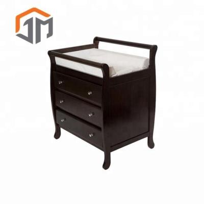 China Antique Baby Pine Timber Bath Baby Changing Table Station for sale