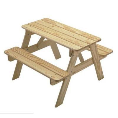 China Cheap Price Wooden Kids Solid Wood Picnic Table for sale