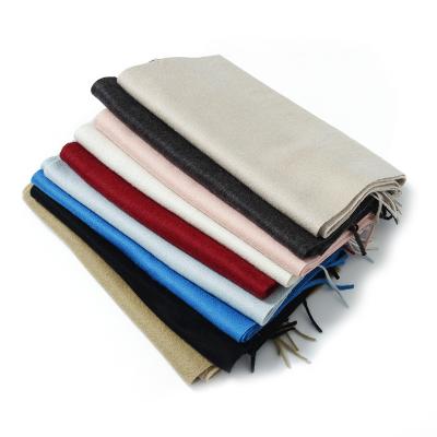 China Plain color ready to ship small MOQ 100% pure cashmere scarf for sale