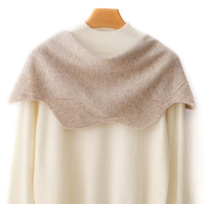 China 100% Hand Made Textured Cashmere France Style Scarf Shoulder Shawl for sale