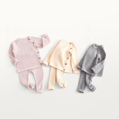 China Breathable Spring Autumn Sweater Set Boys Girls Warm Cotton Sweater Set for sale