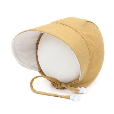 China Wholesale Retros Image Vintage Beanies Baby Cotton Pilot Hood Newborn Canvas Hat for sale