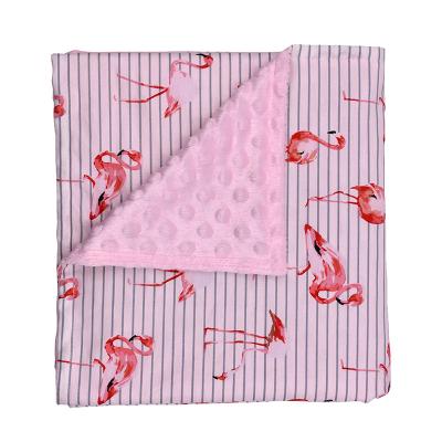 China Anti-Static Cute Baby Blanket Receiving Baby Blanket Gift Unisex Baby Shower for sale