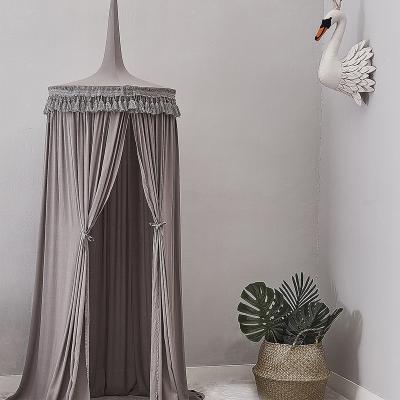 China Luxury Folded Boho Beach Mosquito Net Bed Canopy for sale