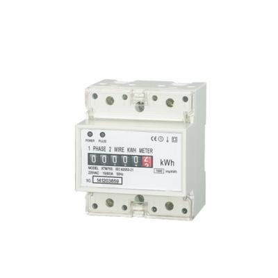 China DAQCN Analog Single Phase KWH Energy Meter DM100S for sale