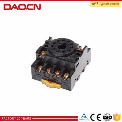 China DAQCN 11 Pin PF113A Relay Base and 8 Pin PF083A Sealed Relay Socket for sale