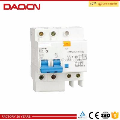 China Appropriate Price Guaranteed 20 Amp Breaker Grade Plastic Rccb for sale