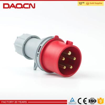 China China Manufacturer High Quality Industrial 3 Pin 16a Male And Female Socket for sale