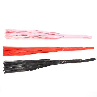 China SM Toy Ninghao Spanking Slave Leather Fetish Whip With Sword Handle Lash Flogger Horse Adult BDSM Sex Toys PU Bondage for sale