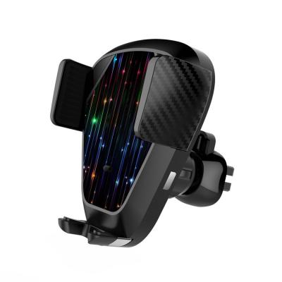 China 360 Degree Rotating Popular High Quality Wireless Car Phone Smart Charger Car Phone QI Wireless Charger Stand for sale