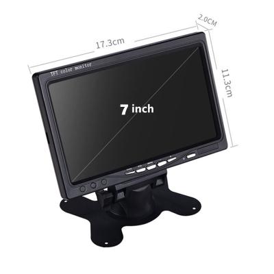 China HD Stereo 7 Inch LCD Color Screen Car DVD Rear View VCR Monitor for sale