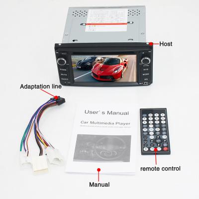 China Android 2 Screen Multi-Touch Capacitive GPS Car DVD Player Stereo Radio 6.2