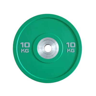 China Commercial use 110 kg weight bumper plates, includes 10-20-25kg plates for sale