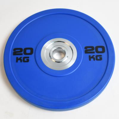 China Commercial Use 20kg Weight Plates Competition Color Calibrated Weight Plates for sale