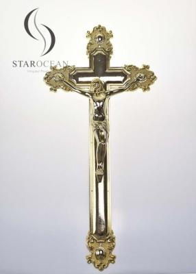 China Crucifijo fúnebre plástico de Jesús en el servicio del OEM/del ODM del color oro aceptable en venta