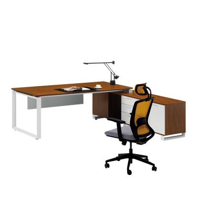 China Factory Direct Convertible Commercial Manager Desk Stainless Steel Support Leg Desk For Small Homes for sale