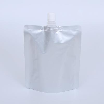 China High Quality Moisture Proof 100ml Aluminum Foil Spout Pouch Portable Drink Packaging Spout Cosmetic Bag for sale