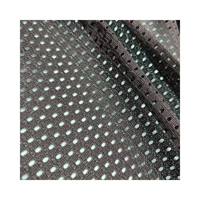 China Custom 100% Polyester Mesh Net Fabric Breathable Sport Polyester Fabric Drawstring for sale