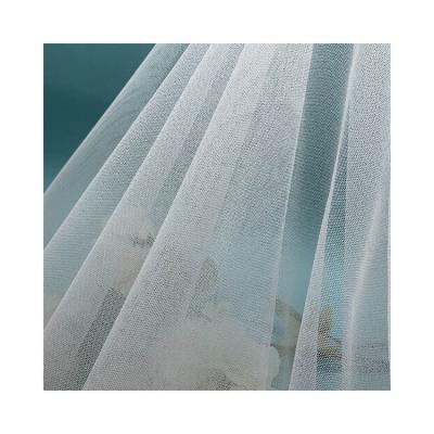 China Breathable 100% Polyester Diamond-Net-Materials Flower Curtains Fabrics With Mosquto Net Fabric for sale