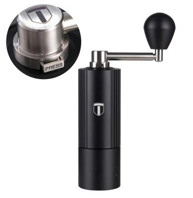 China Safe Outdoor Camping Professional Commercial Stainless Steel Burr Mini Portable Manual Coffee Grinders From China for sale