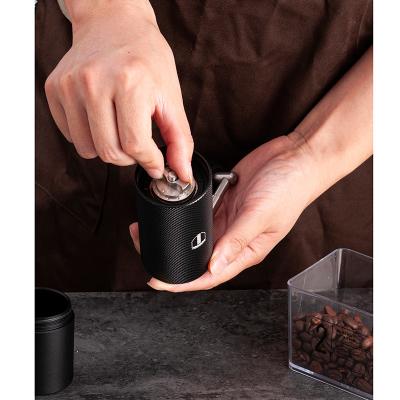 China Safe Trend Hot Sale Manual Burr Coffee Grinder Mill  Matte Black Coffee Grinder In Stainless Steel for sale