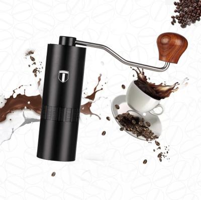 China Safe External Adjustment Coffee Grinder Multifunction Dial Manual Hand Portable Coffee Grinder For Sale for sale